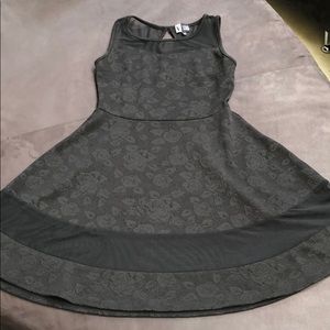 Black skater dress
